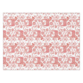 スウェーデンダラ赤と白ホース テーブルクロス (正面(横))