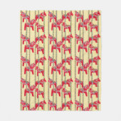 スウェーデンデザインダラウズ フリースブランケット (正面)