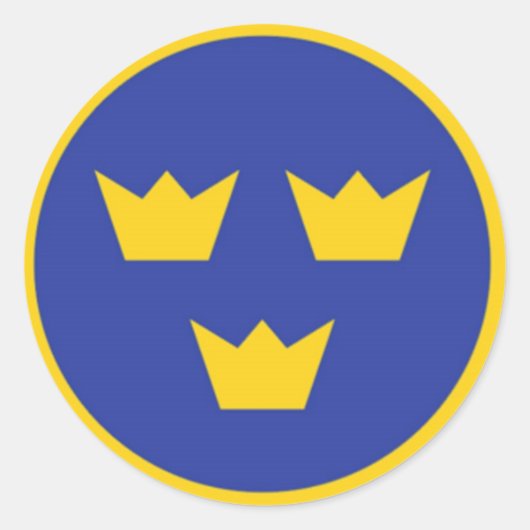 スウェーデントレクローネ ラウンドシール (正面)