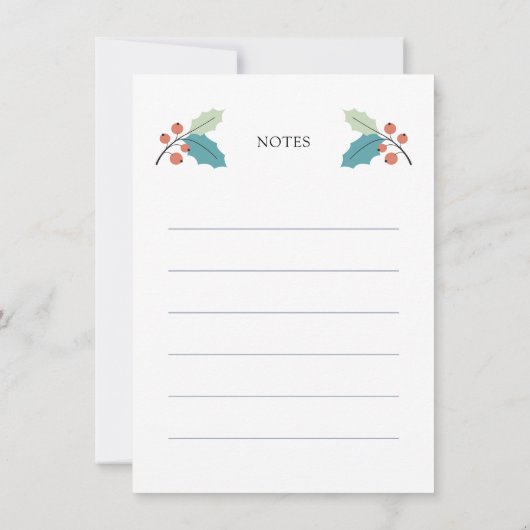 スウェーデンナッツレシピクリスマスカード シーズンカード (裏面)