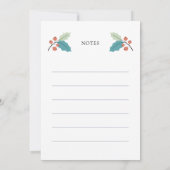 スウェーデンナッツレシピクリスマスカード シーズンカード (裏面)