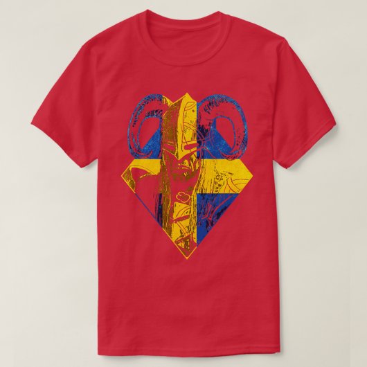スウェーデンバイキング戦士7 Tシャツ (デザイン正面)