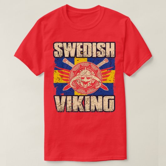 スウェーデンバイキング5 Tシャツ (デザイン正面)