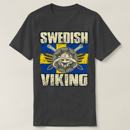 スウェーデンバイキング5 Tシャツ (デザイン正面)