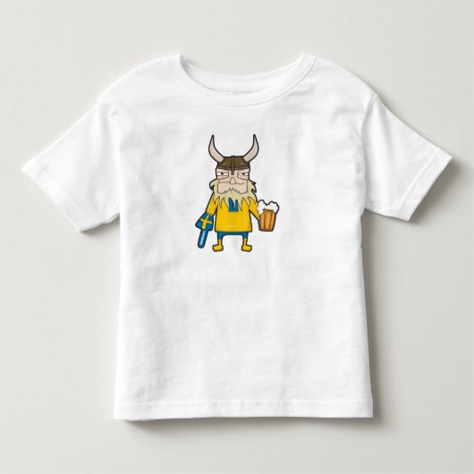 スウェーデンバイキングTシャツ トドラーTシャツ (正面)