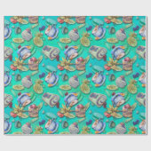 スウェーデンフインスパイアィカラッピング紙 ラッピングペーパー (フラット)