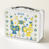 スウェーデンフォークダラルースター メタルランチボックス (裏面)