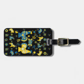 スウェーデンフォークダラルースター ラゲッジタグ (正面横)