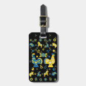 スウェーデンフォークダラルースター ラゲッジタグ (正面縦)