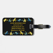 スウェーデンフォークダラルースター ラゲッジタグ (裏面横)