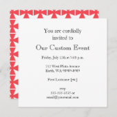 スウェーデンフリーメソン十字 招待状 (正面/裏面)