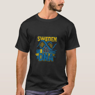 スウェーデンフード付きスウェットシャツスベリエDnaスウェーデン国旗 Tシャツ
