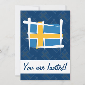 スウェーデンブラシフラグ 招待状
