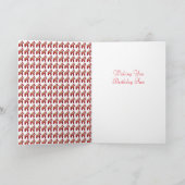 スウェーデンホース誕生日カード カード (内部)