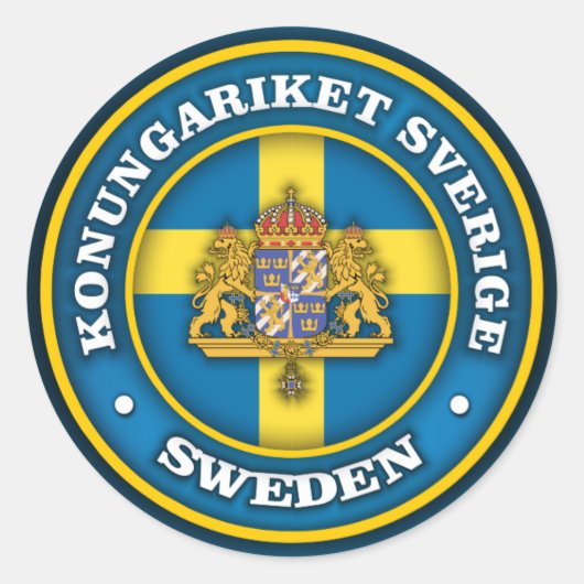 スウェーデンメダリオン ラウンドシール (正面)