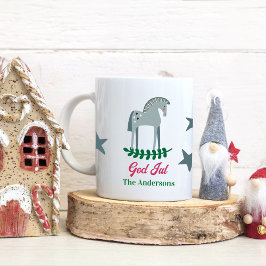 スウェーデンメリークリスマスダラホース2 コーヒーマグカップ