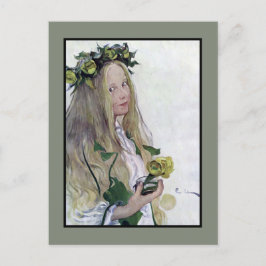 スウェーデンルシアガール ポストカード