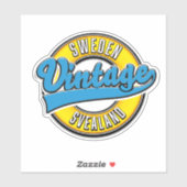 スウェーデンヴィンテージスタイルロゴ シール (シート)