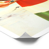 スウェーデンヴィンテージ旅行ポスター ポスター (角)