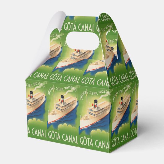 スウェーデンヴィンテージ旅行特典ボックス フェイバーボックス (正面サイド)