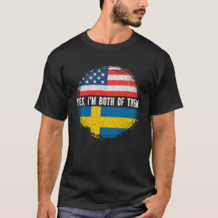スウェーデン中米半州旗 Tシャツ