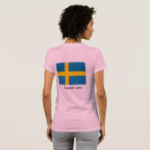 スウェーデン人のケーキ、Svenska Flaggans Dag… -カスタマイズ Tシャツ (裏面フル)