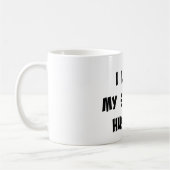スウェーデン人の夫が好き コーヒーマグカップ (左)