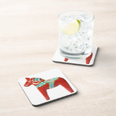 スウェーデン人のDalaの赤い馬 コースター (右側)