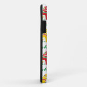 スウェーデン人のDalaの馬の花の民俗パターン Case-Mate iPhoneケース (裏面/右)