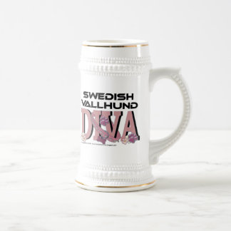 スウェーデン人のVallhundの花型女性歌手 ビールジョッキ