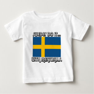 スウェーデン人はミートボールでするんです... ベビーTシャツ