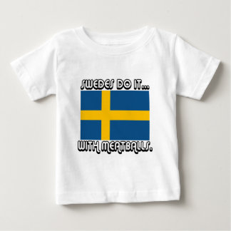 スウェーデン人はミートボールでするんです... ベビーTシャツ