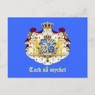 スウェーデン人は感謝していしています ポストカード