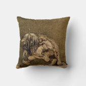 スウェーデン人アーティストJohn Bauerによる「Farm Troll」 クッション (裏面)