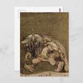 スウェーデン人アーティストJohn Bauerによる「Farm Troll」 ポストカード (正面/裏面)