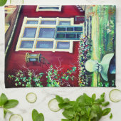 スウェーデン伝統的、横長 キッチンタオル (折り畳み)