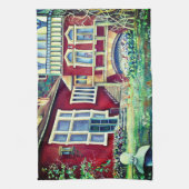 スウェーデン伝統的、横長 キッチンタオル (縦)