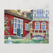 スウェーデン伝統的、横長 ポストカード (正面)