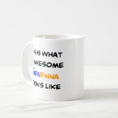 スウェーデン先生ララリン素晴らしナ コーヒーマグカップ (正面左)