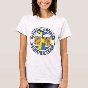 スウェーデン公式ドリンクチーム Tシャツ