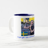 スウェーデン力#2: コーヒー・マグ(Lg) ツートーンマグカップ (正面左)