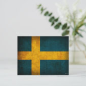 スウェーデン国動揺して旗 ポストカード (スタンド正面)