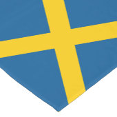 スウェーデン国旗とスウェーデン旅行、休日/スポーツファン ショートテーブルランナー (コーナー)