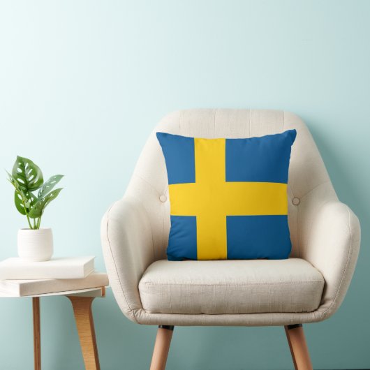スウェーデン国旗のアメリカのモーメントJo枕 クッション (椅子)