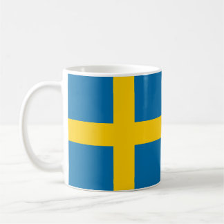 スウェーデン国旗のコーヒーマグ コーヒーマグカップ