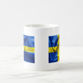 スウェーデン国旗のコーヒーマグ コーヒーマグカップ (中央)