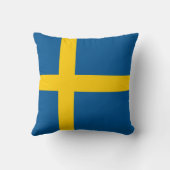 スウェーデン国旗の枕 クッション (裏面)