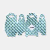 スウェーデン国旗の黒いタイルの個人用設定 フェイバーボックス (折り畳みなし)