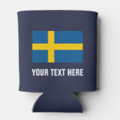 スウェーデン国旗はクーラー可能 |ビールカスタムホルダー 缶クーラー (裏面)