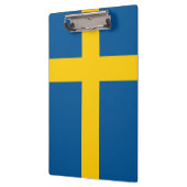 スウェーデン国旗を持つ愛国的なクリップボード クリップボード (左)